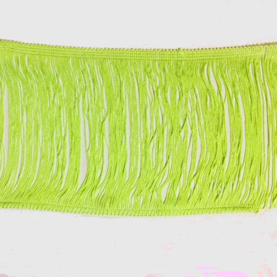 Neon színű hurkolt végű rojt 15cm hosszú - GIALLO